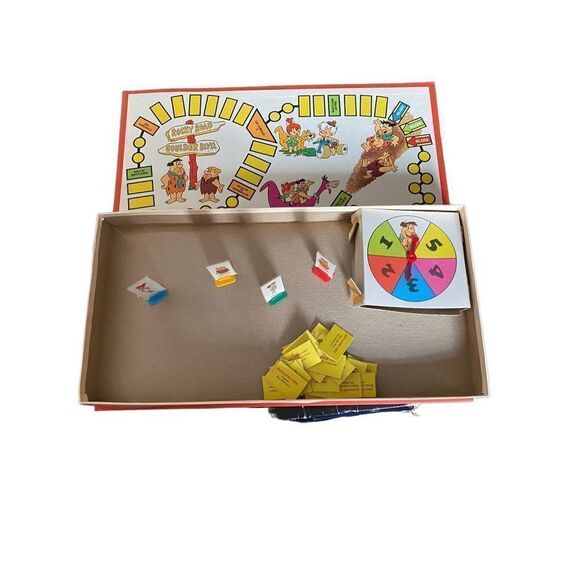 The Flintstones, Milton Bradley 1980s retro board game ￼ - Picture 3 of 5